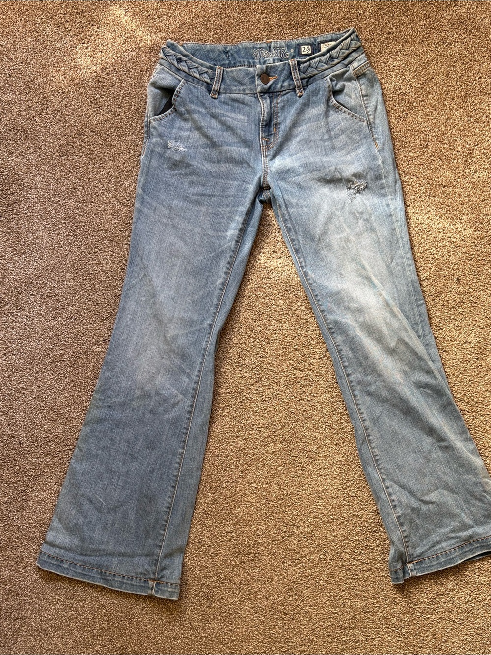 Miss Me Light Blue Flare Jeans - Casual Bootcut Style